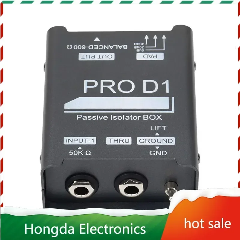 

Audio Current Eliminator Passive Isolator BOX Common Ground Filter Isolator Current Sound Noise Mixer