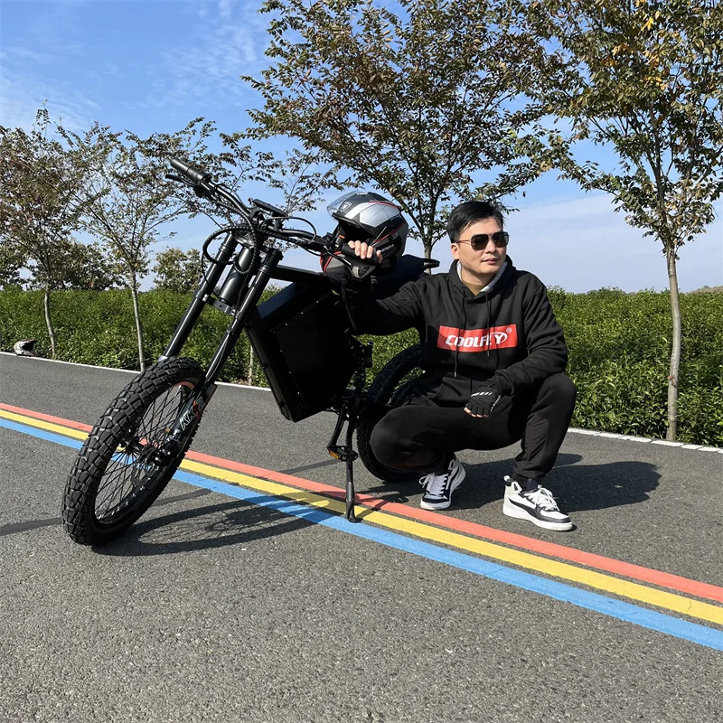 Factory Direct Sales High Quality Guarantee CS20 5000W Strong Grip Off-road Electric Bike