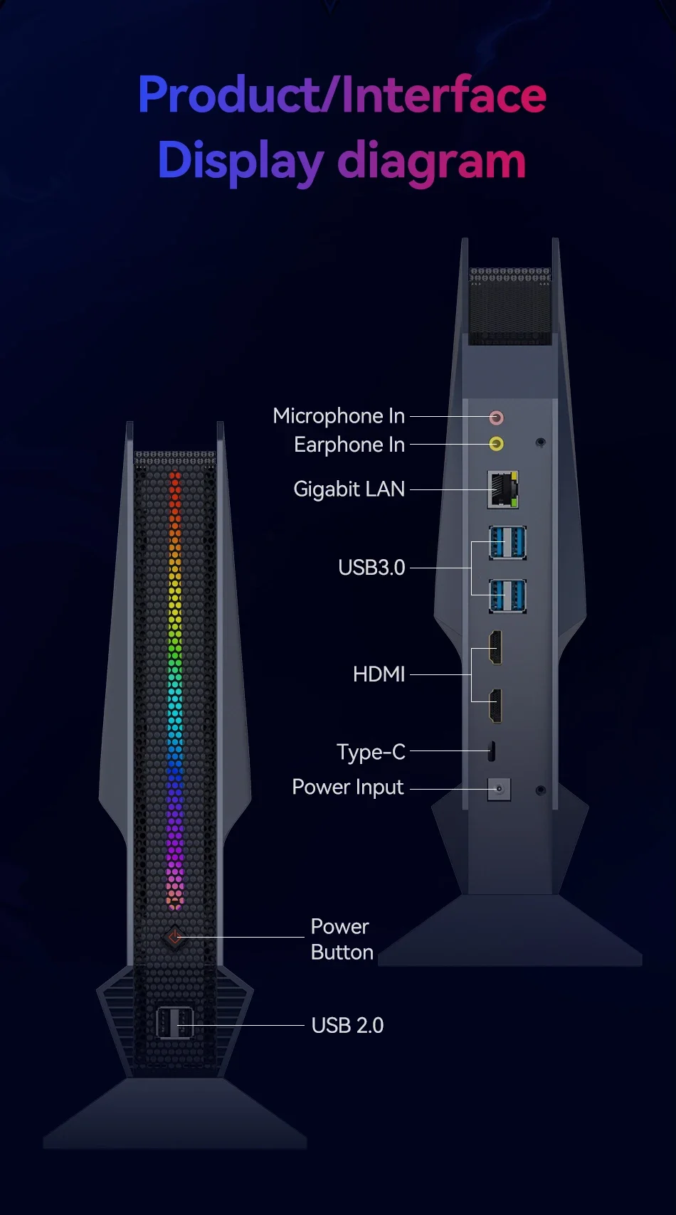 게임용 미니 PC 인텔 i7-9750H i9-12900H, 14 코어, 20 스레드, NVIDIA RTX4060, RTX3050, 8GB GPU, 32GB, 64GB, DDR4, 1TB, M.2 NVME SSD