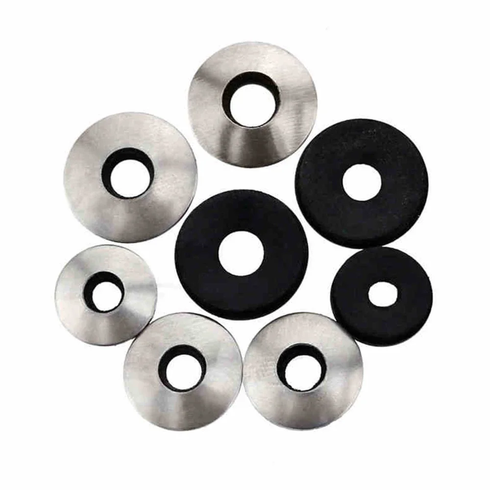 304/201 Stainless Steel Waterproof Gasket Drilling Non-Slip Washer Inner Diameter M4.2 M4.8 M5.5 M6.3 M8 M10 M12 Thickness 2.5mm