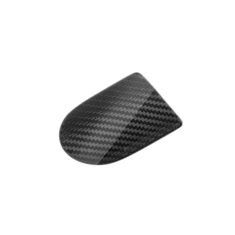 Couvercle de poignée de boîte de rangement pour copilote de voiture, en Fiber de carbone, pour Mini Cooper F55 F56, accessoires de voiture-AS55