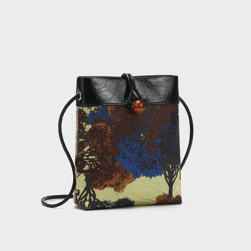 Small Chinoiserie Shoulder Bag Crossbody Phone Bags For Women Luxury Small Handbags For Women Fashion 2024 Designer Model