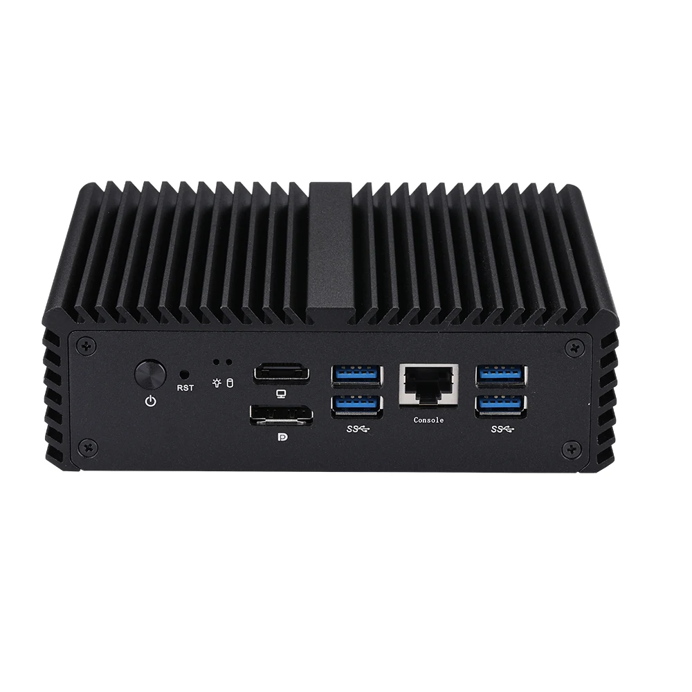 Qotom Mini PC 6x i225V 2.5G LAN Pfsense Untangle OPNsense Router Firewall 8. Generacji Intel Celeron procesor Pentium