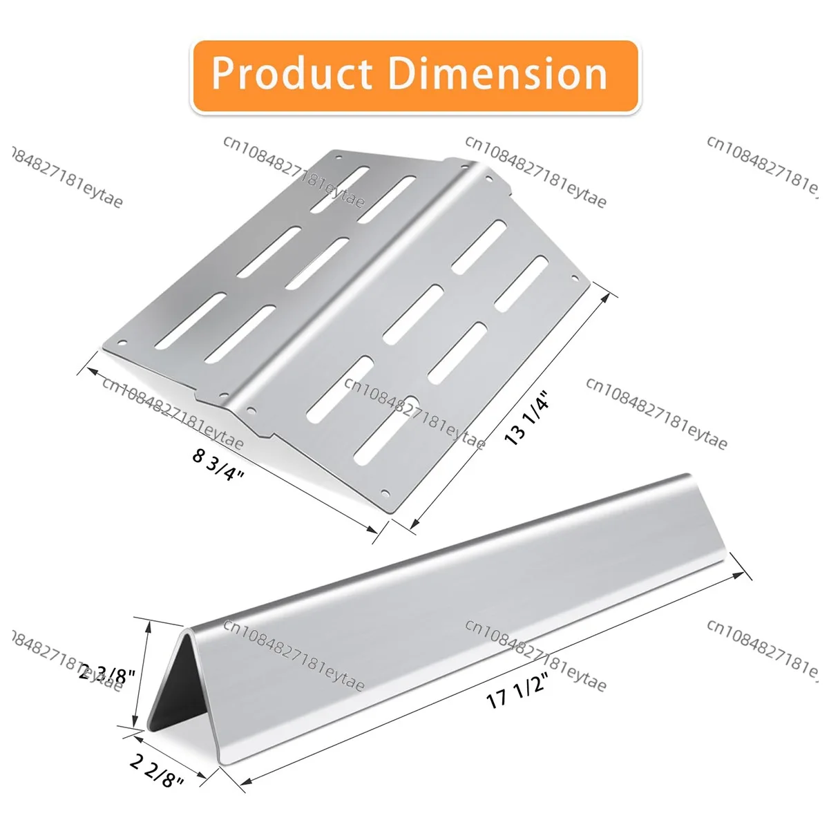 Stainless Steel Heat Diffuser Replacement Part for Gas BBQ Grill