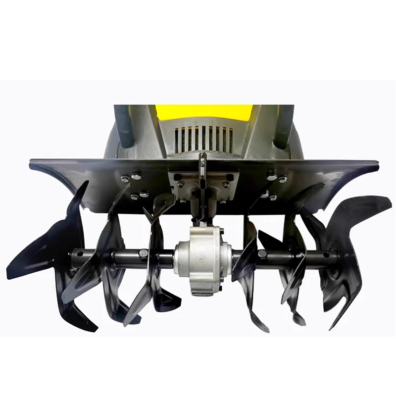 Electric Tiller for Small Household Micro Tiller Soil Turning Artifact for Vegetable Field and  Agricultural Micro Rotary Tiller