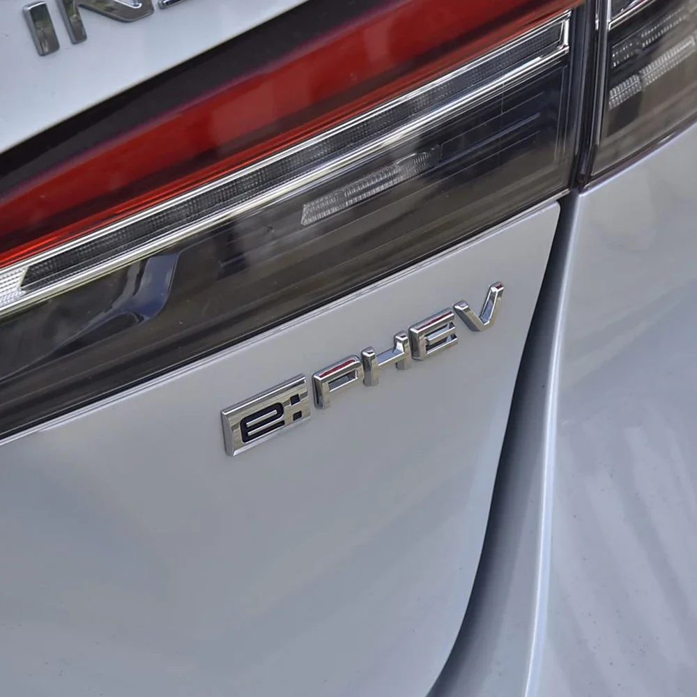 1 قطعة ثلاثية الأبعاد ABS e: PHEV ملصق شعار السيارة الذيل الوفير شارة السيارات الخلفي الجذع شعار الشارات اكسسوارات التصميم BT