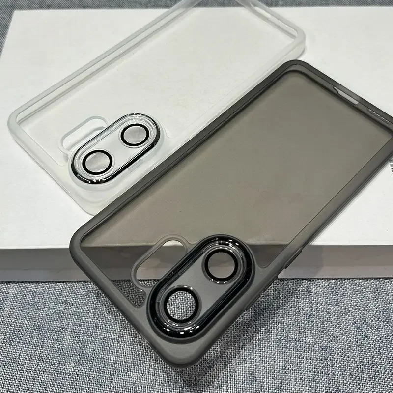 ل Vivo V60 V 60 واضح عدسة طبقة حماية جراب هاتف ل VIVO S30 S 30 لون الحلوى لينة سيليكون للصدمات غطاء الهاتف