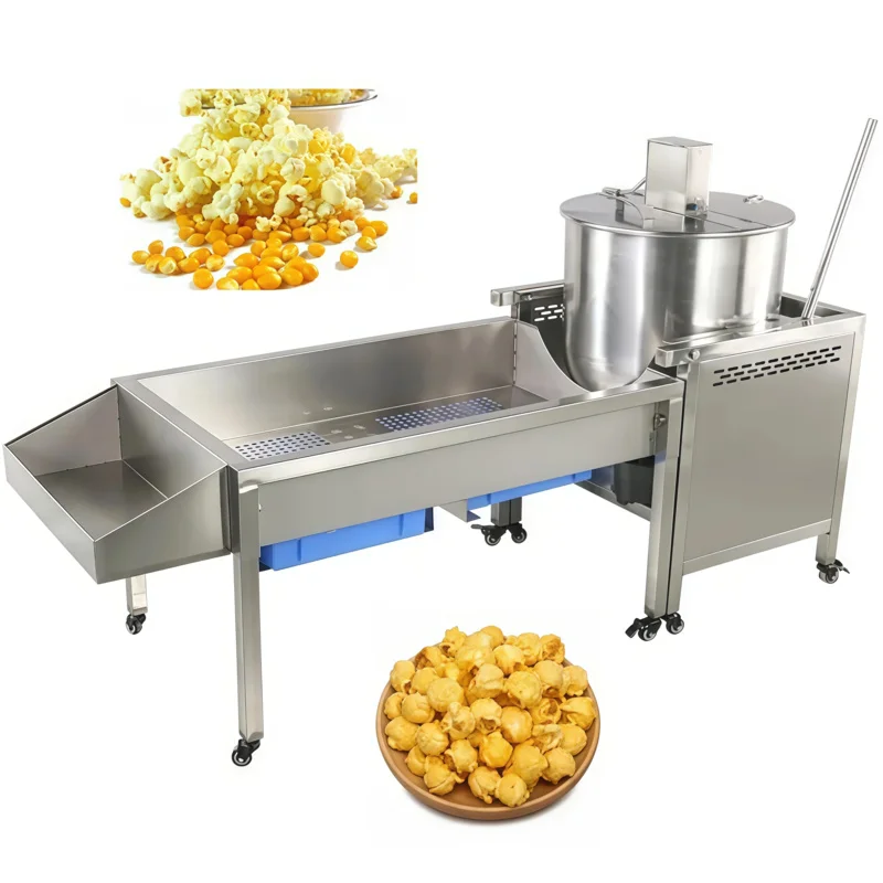 

Heated Semi Automatic Popcorn Popper With Stirring System For Cinema Snack Business