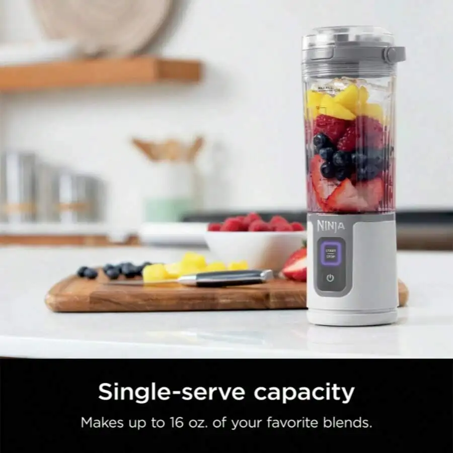 Certified Refurbished Blast 16 Oz. Personal Portable Blender With Leak Proof Lid And Easy Sip Spout, Perfect For Smoothies, Cord