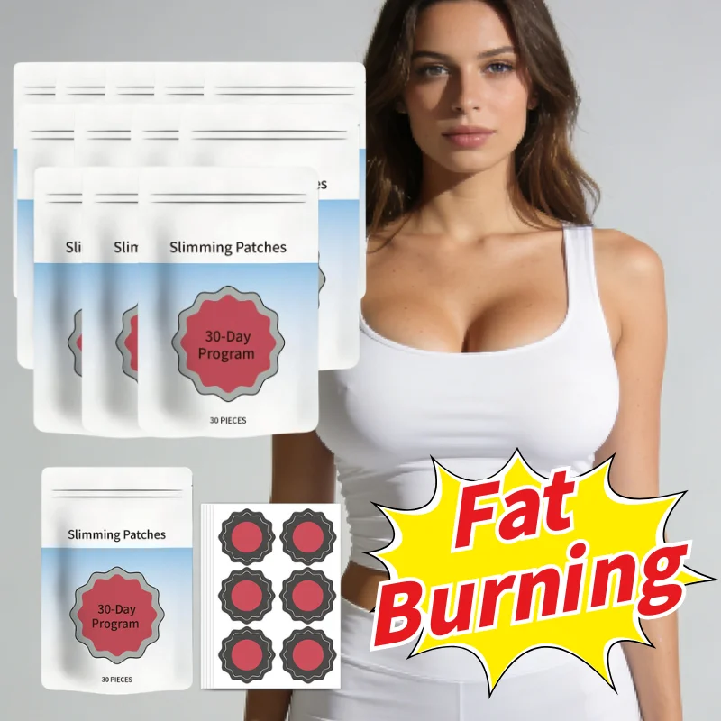 30-Day Detox Slimming Patches Herbal Abdomen Fat Burning Stickers For Weight Loss Moisturizing Natural Slimming Belly Patches