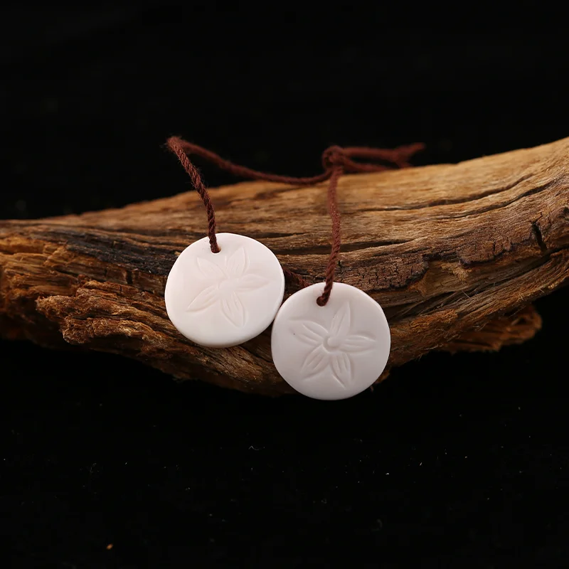 B&F White Jade Earring Beads for Jewelry Making, Handmade Natural stones beads, Stones for jewelry Making Supplies