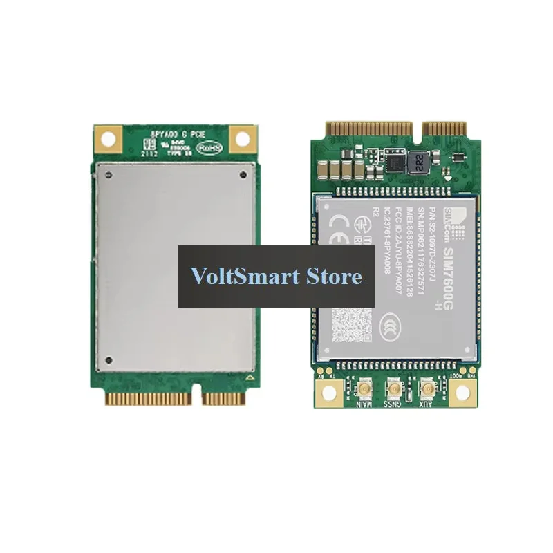 VoltSSIM7600G SIM7600G-H Mini Pcie LTE Cat4 Module Without SIM Card Slot 850/900/1800/1900MHz B1/B2/B3/B4/B5/B7/B8/B12/B13/B18