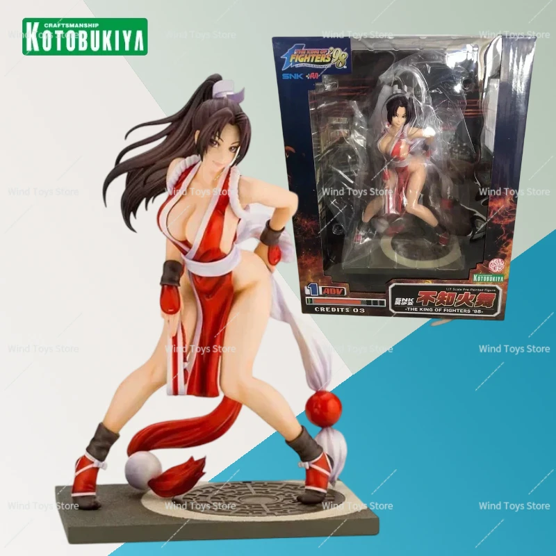 

In Stock Original Kotobukiya BISHOUJO SNK Mai Shiranui Statue King of Fighters '98 DREAM MATCH NEVER ENDS Action Model Toy