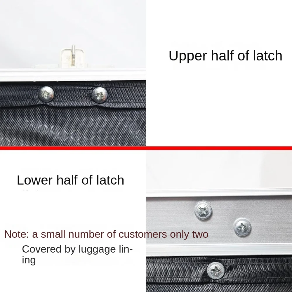 Portable Black Silver Luggage Paasword Lock Repacement Anti Theft Suitcase Lock Buckle Security Tool Safe Security Padlock