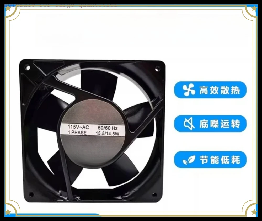 

4715MS-12T-B5A 120*38mm Axial Cooling Fan For GL AC115V 15.5/14.5W Cabinet Heat Dissipation Fan (007)