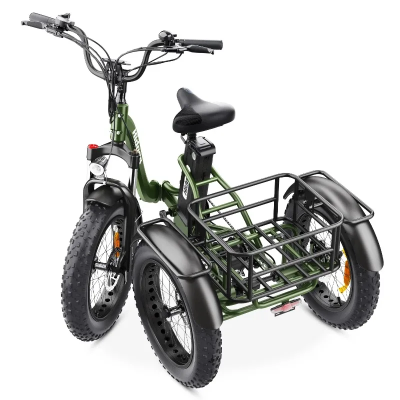 Hot Sale Adult Foldable Frame Aluminum Frame MTB Cargo Pedal Bike Folding Tricycle 3 Wheel Trike/Cheap 20 Inch Tricycle
