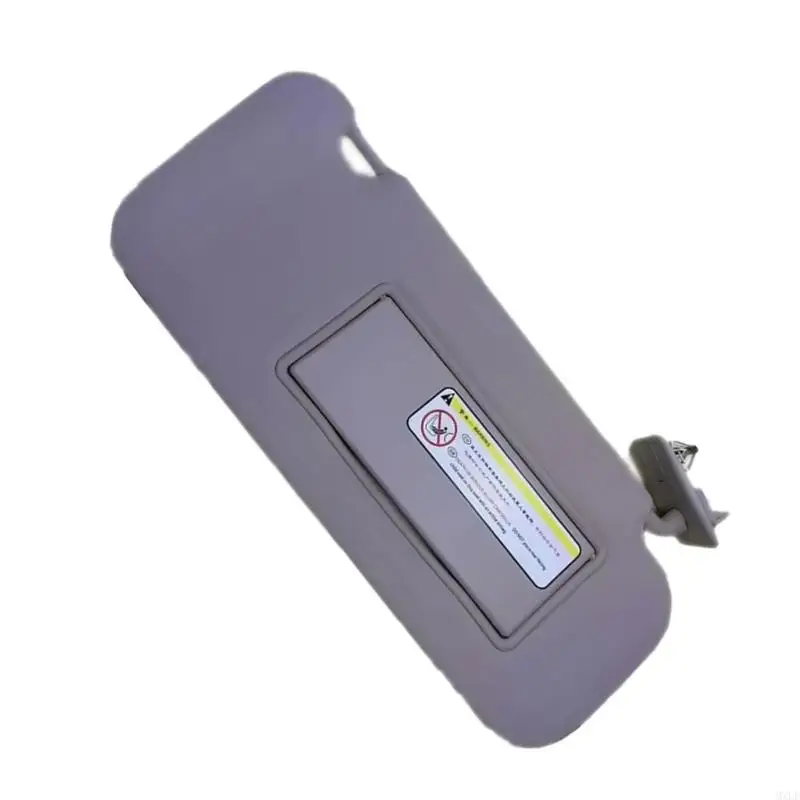 Built In Vanity Mirror Sun Visors Universal Fit UV 8163EG for Vehicles