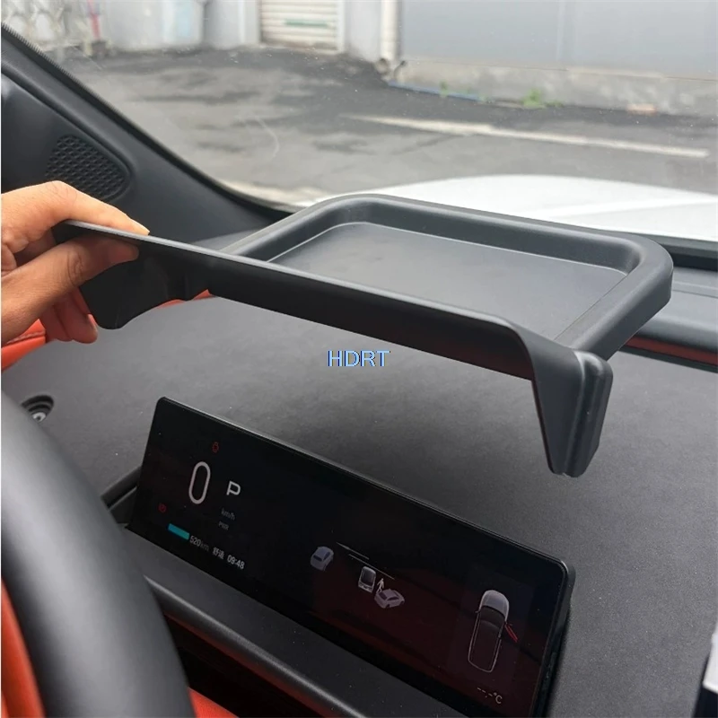 For Toyota BZ3X 2025 + Car Style Dashboard Navigation Screen Rear Storage Box Organizer Cover Sun Shade Visor Frame Accessories