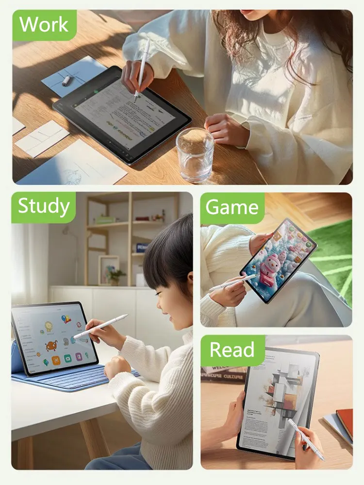 Lenovo Three Pen Tips Touch Pen For Android IOS Tablet And Phone iPad Universal BP28 No Need To Charge With Ballpoint Pen