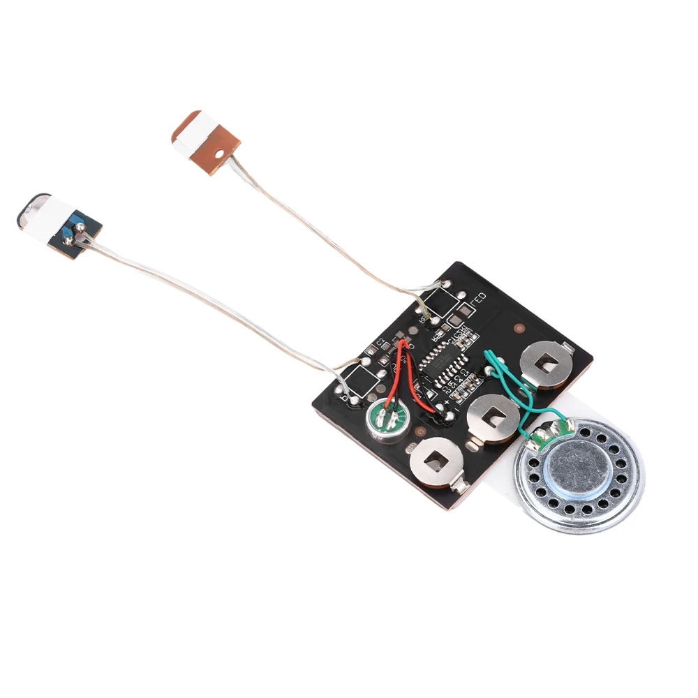 30s Sound Voice Music Recording Playback Module Button/Light Sensitive/Button with Extension Cord for Greeting Card DIY