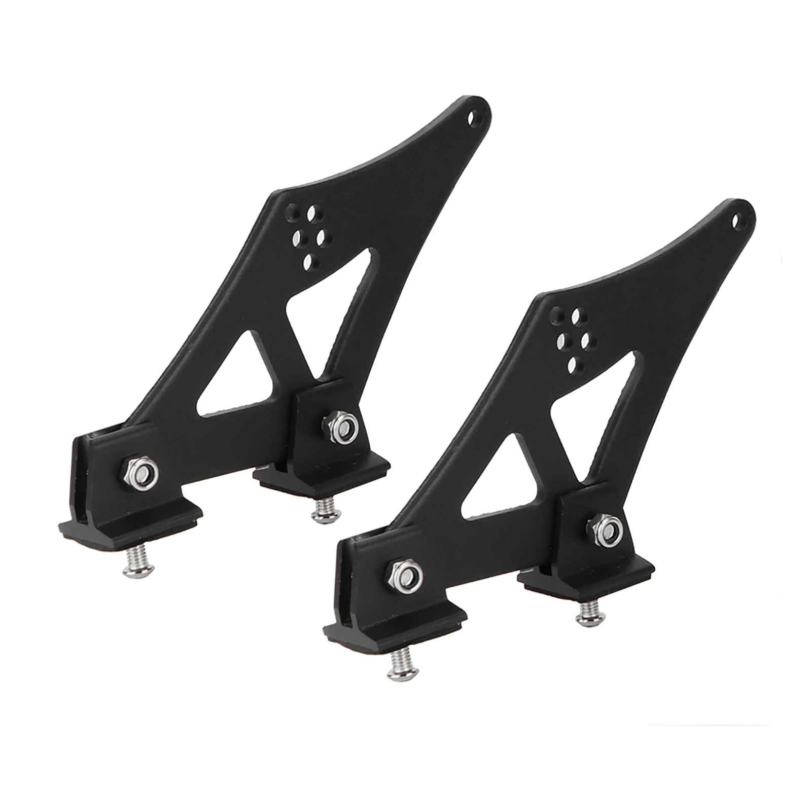5 "Universal coche CNC aleación de aluminio ala trasera maletero de carreras alerón trasero soportes de montaje patas de ala trasera