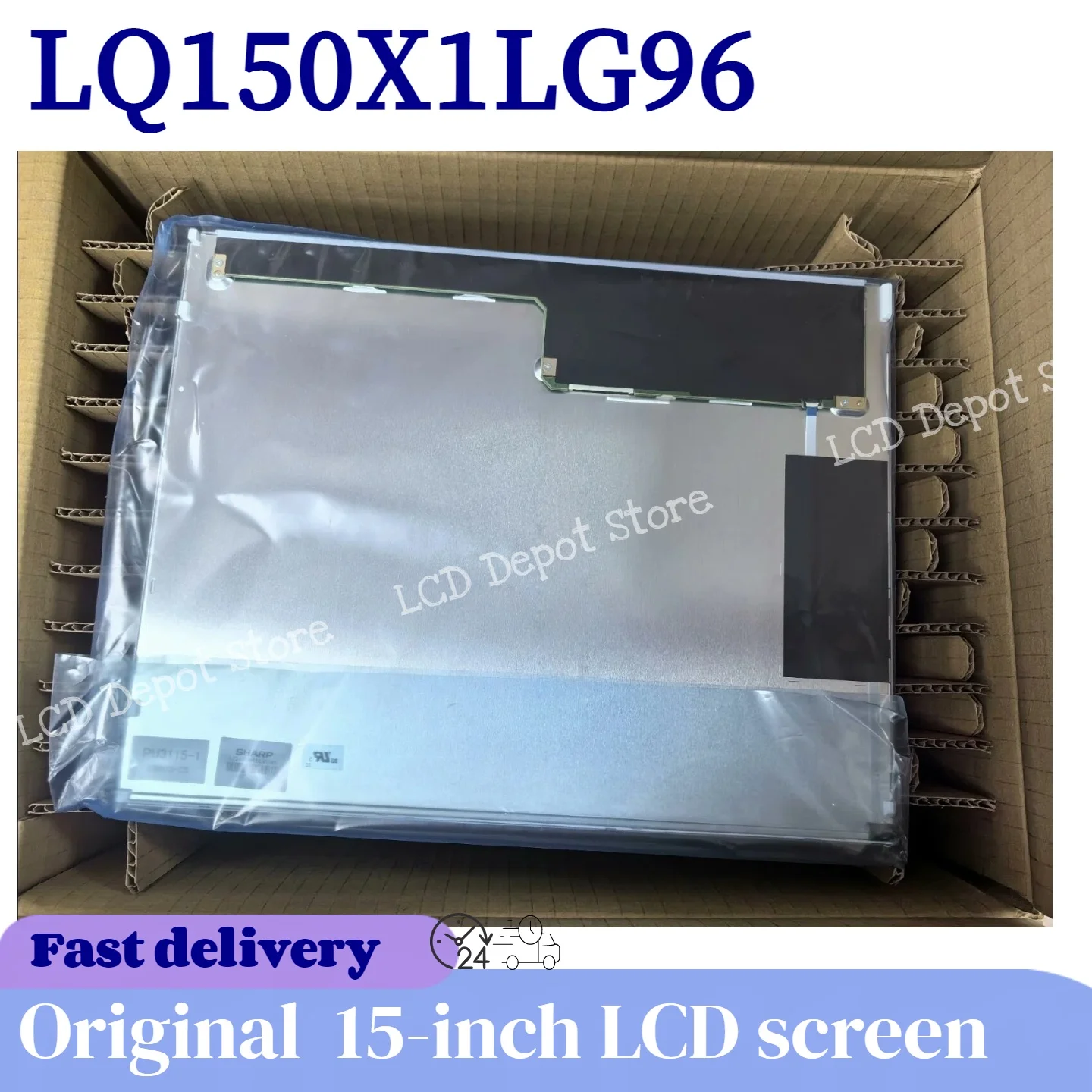 Brand new original 15 inch LQ150X1LG96 LCD display with 1050 brightness suitable for industrial, outdoor high brightness, gaming
