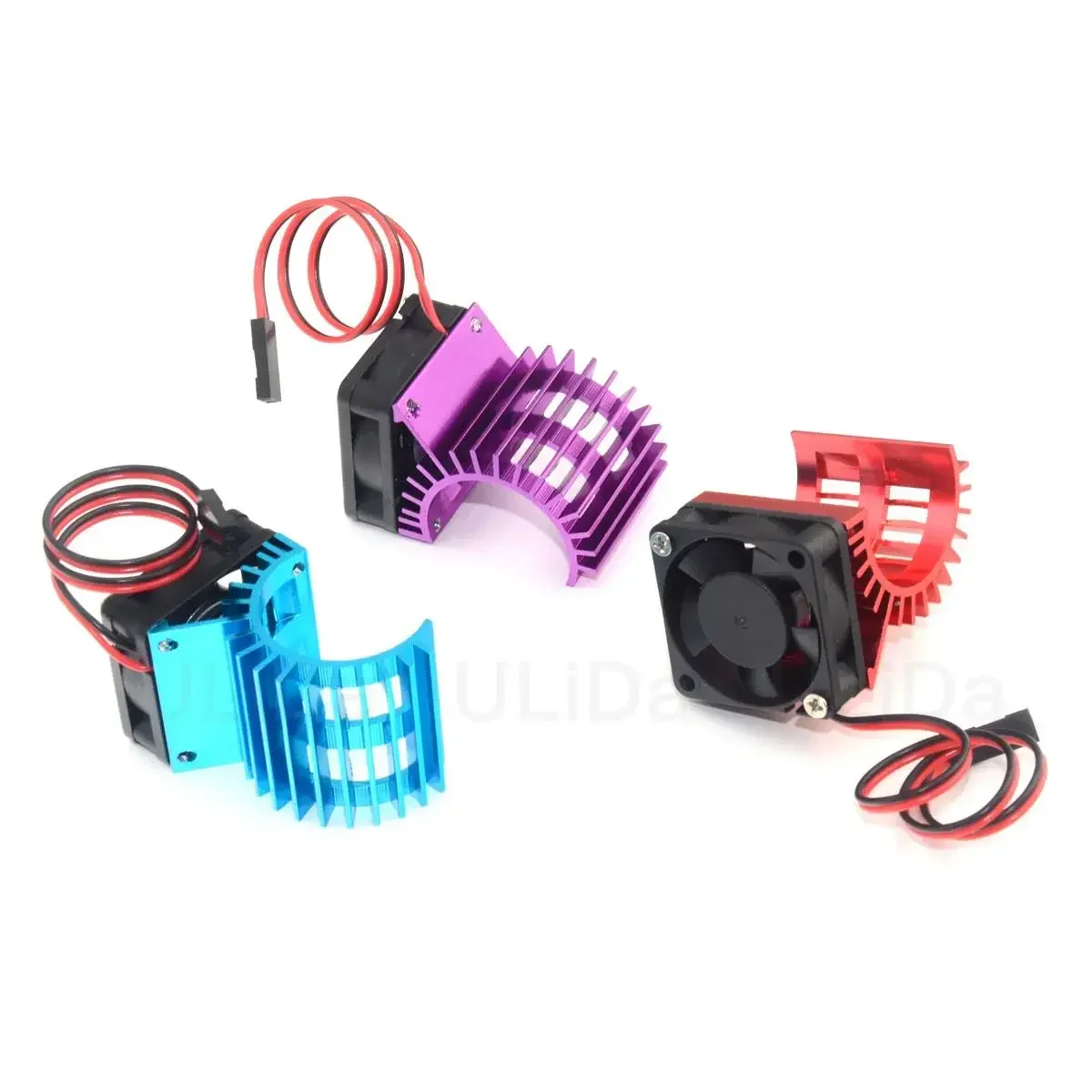380 2838 2850 Motor Cooling Head Heat Sink Heatsink Vent Side 6v Fan JST For 1/16 RC EP Car/Boat HSP HPI Wltoys Himoto