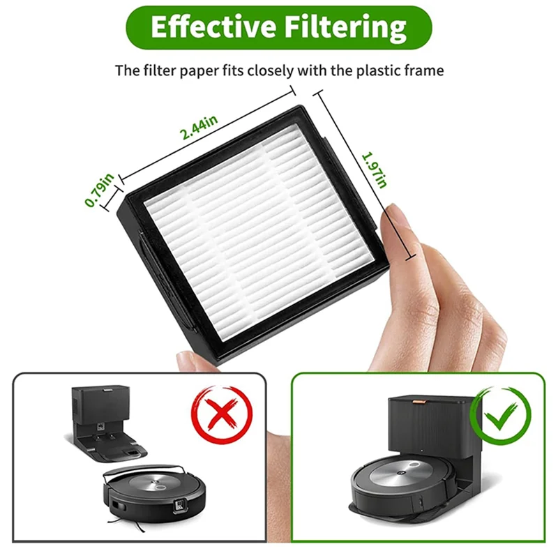 -ABPO ملحقات قطع الغيار للمكنسة الكهربائية Irobot Roomba I1+ I7/I7+ I3+ I4+I6+ I8+ /Plus E5 E6 E7,I & E & J