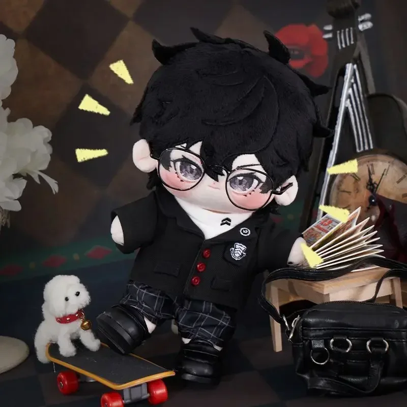 

Anime Role Amamiya Ren Handsome Boy Cosplay Plush Doll Skeleton Body Dress Up Cotton Stuffed Plushie Toys Holiday Xmas Gift