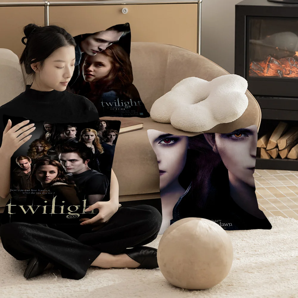 

Movie T-Twilight Edward Bella Pillowcase toon Gift Cushion Cover Bedroom Home Sofa Chair Seat Decor pillow case