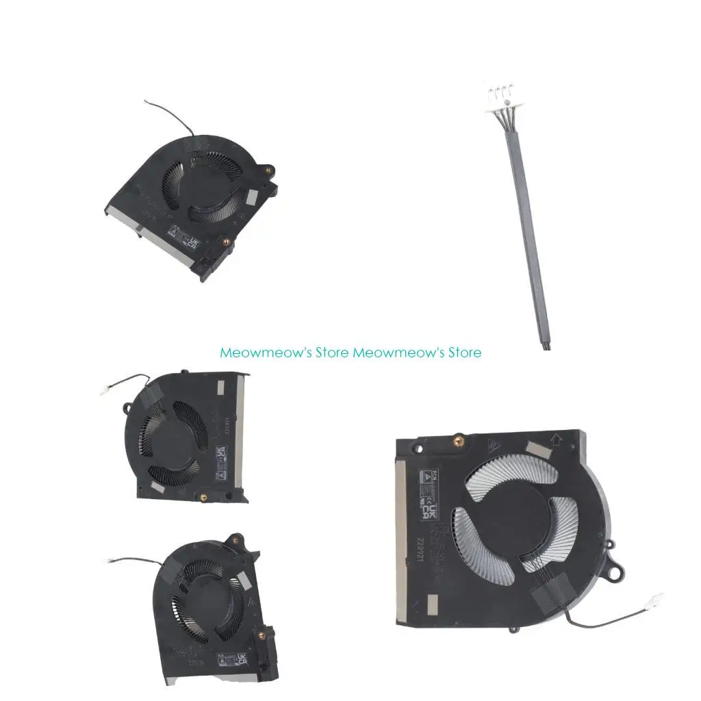 M15 노트북을위한 W91A CPU 냉각 팬 빠른 온도 제어