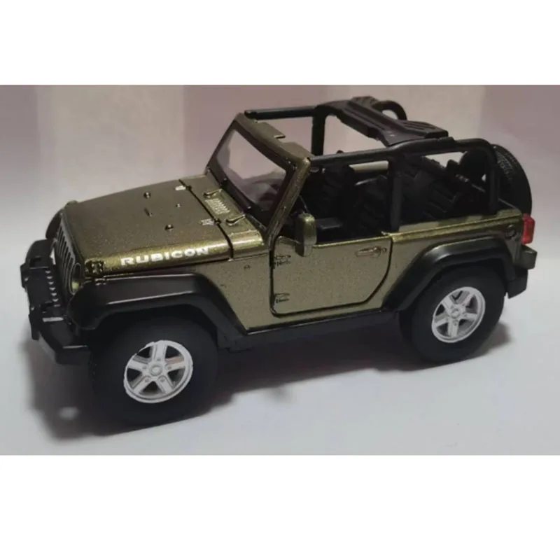 1:32 wranglcr rubicon Alloy Car Model Diecasts &Toy Vehicles Metal Toy Car Model High Simulation Sound Light Collection Kid Gift