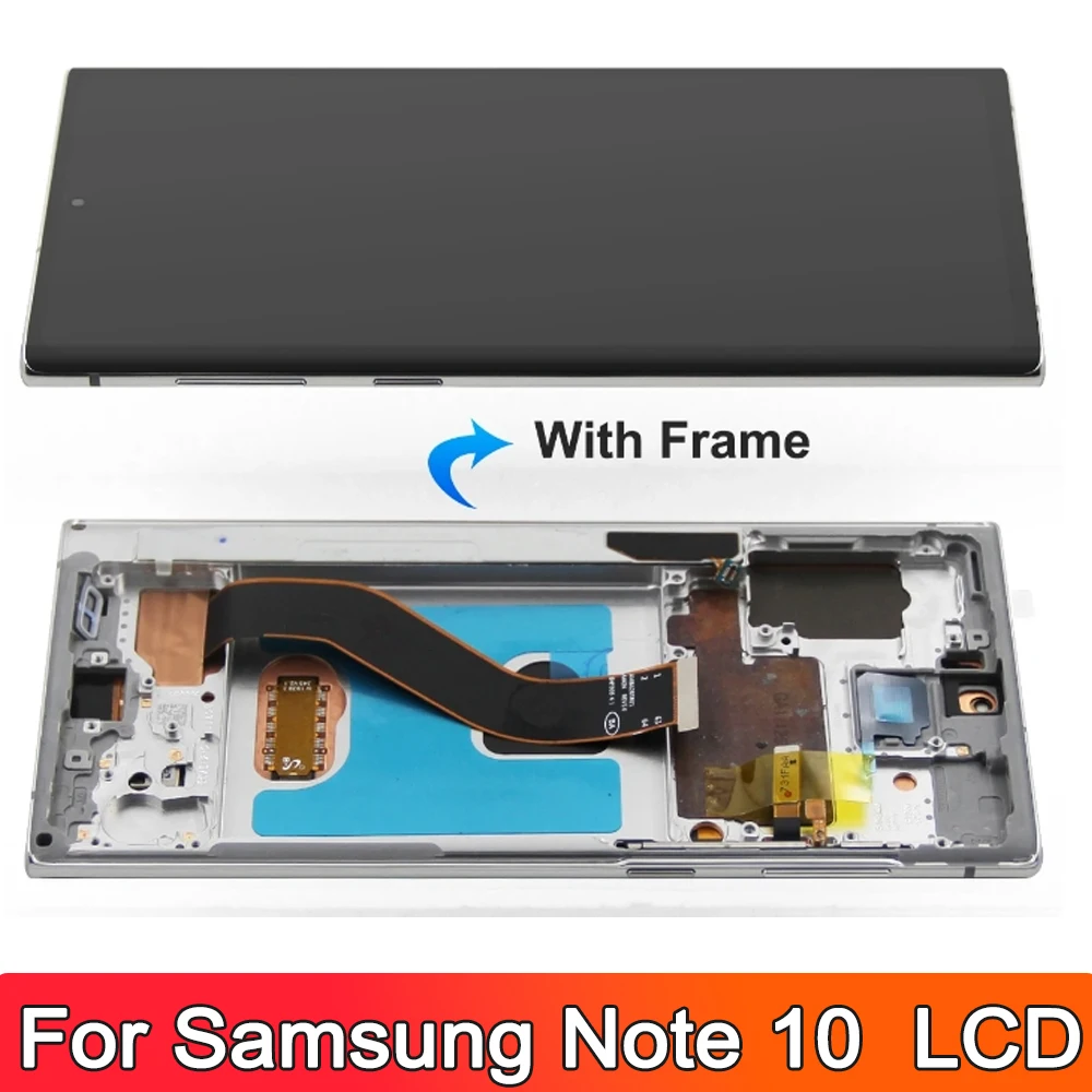 For AMOLED For Samsung Note 10 LCD Display Touch Screen Digitizer Replacement for Note 10 N970, SM-N970F, SM-N970U Display