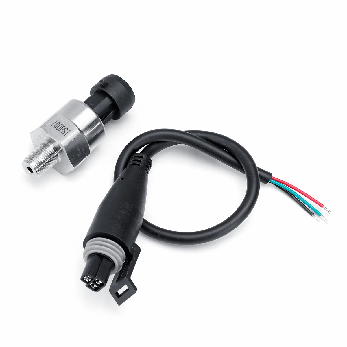 1/2PCS 5V 1/8NPT 100Psi / 150Psi Stainless Steel Oil Fuel Air Pressure Transducer Transmitter Sensor For Oil Fuel Diesel