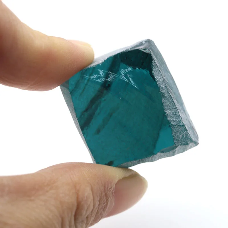 

Rough Stone 200g Tourmaline Paraiba Synthetic Nano Gemstone Ready To Ship