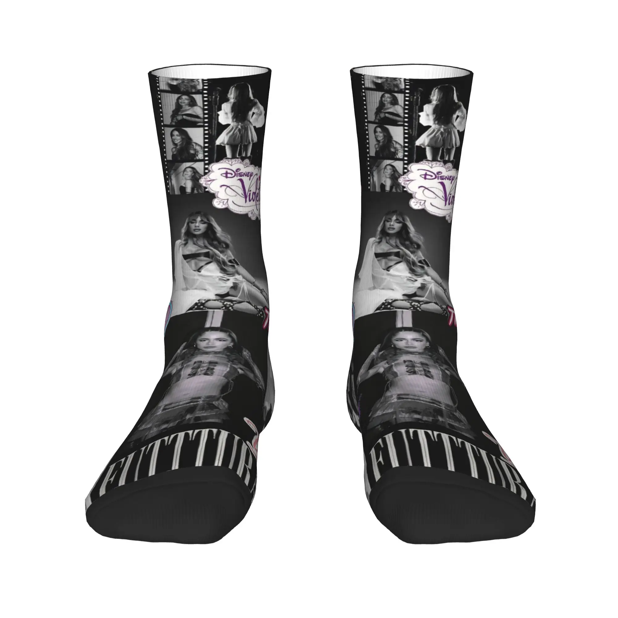 TINI STOESSEL Futtura Tour  Stockings  Retro Socks Adults Men Quality Socks Spring Cycling Graphic Anti Bacterial Socks Gift