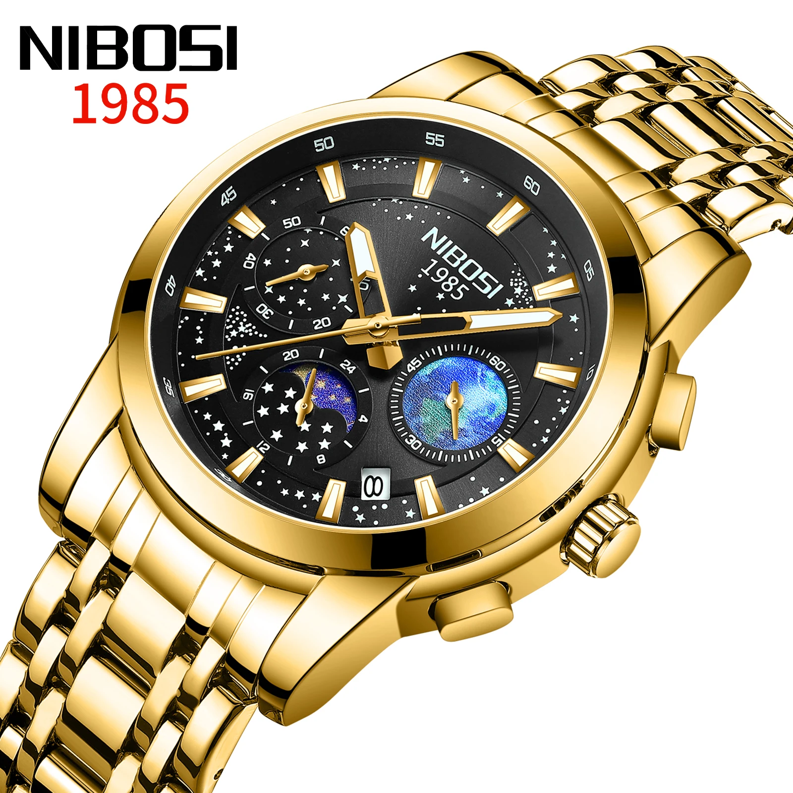 

Men's Quartz Watches Top Brand Luxury Waterproof Luminous Clock for Men Relogios Week Calender Display Male Fashion Gift Clock