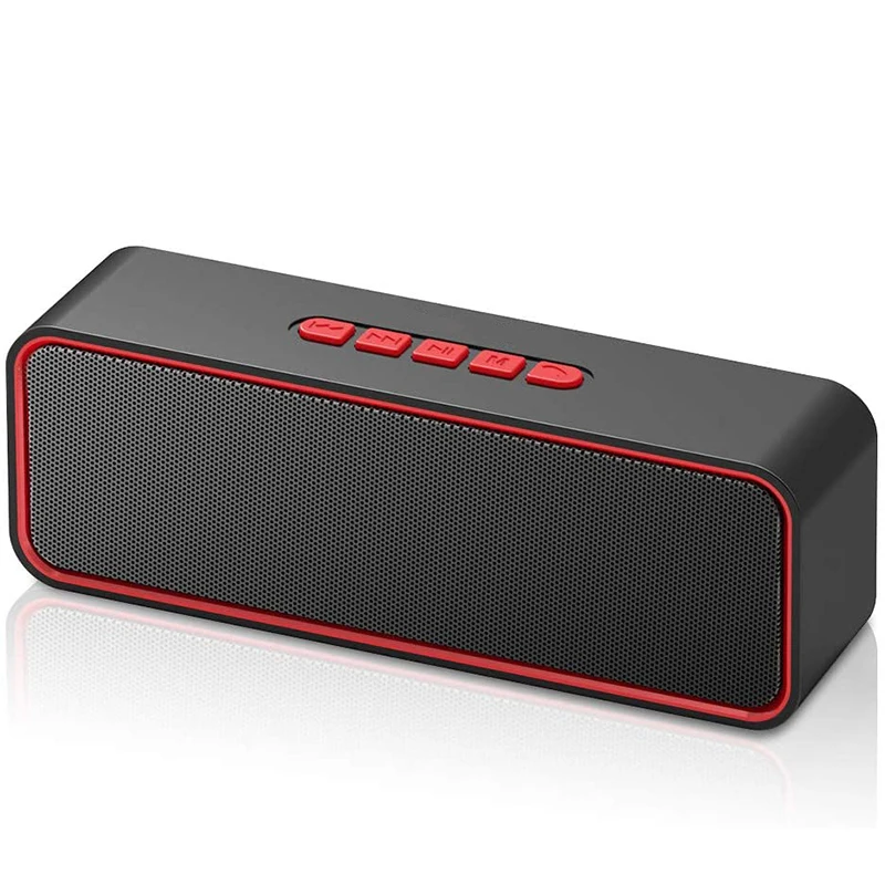 Portable Bluetooth Speaker,TWS Bluetooth 5.0 Wireless Speaker With 3D Stereo Hi-Fi Bass,Built-In 1500 Mah Battery