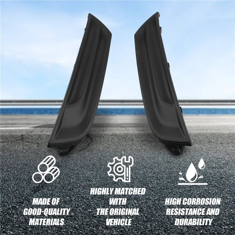 

Reliable-1 Pair For Volvo S90 2021-2023 Front Bumper Grille Fog Lamp Lower Cover Plate LH And RH 32248995 32248996