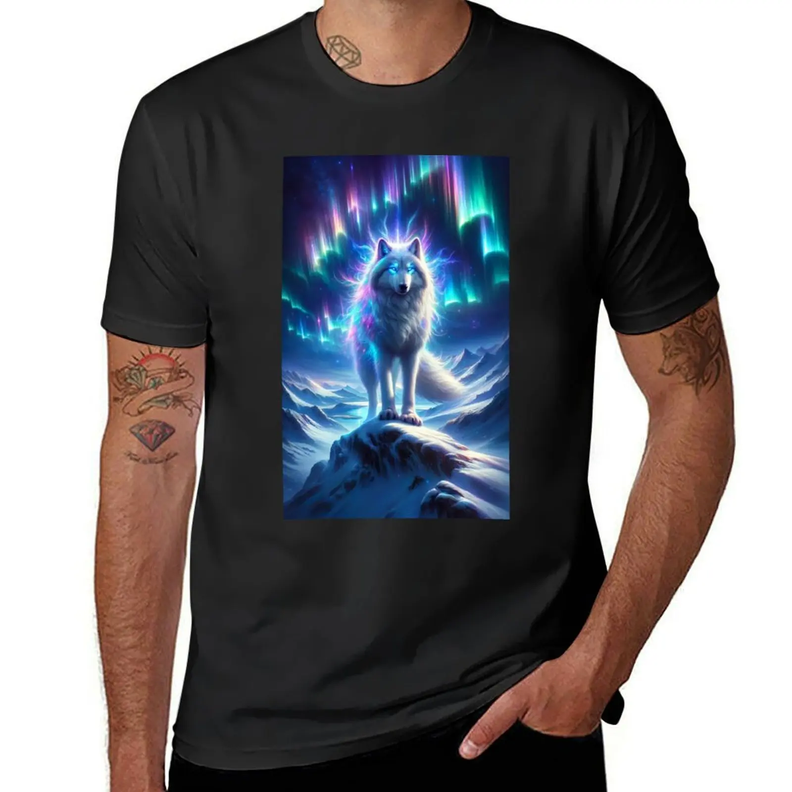 

Aurora Guardian of the Frozen Peaks T-Shirt boys animal print Blouse aesthetic clothes customizeds men graphic t shirts