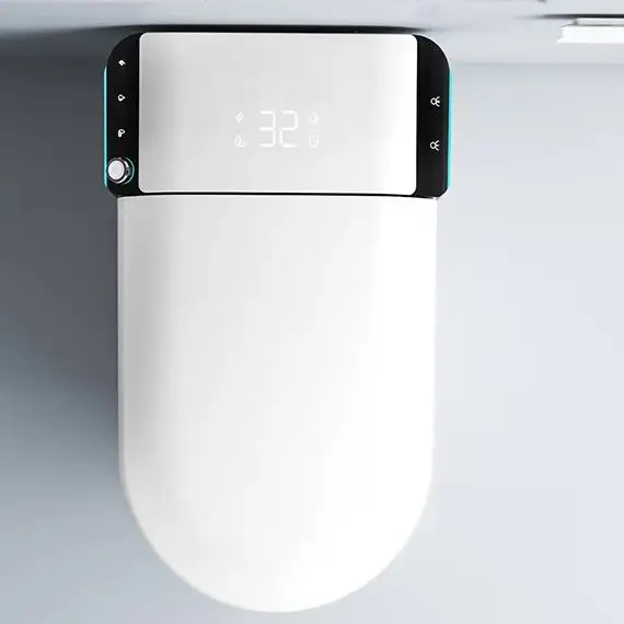 

Paperless Smart Toilet, Electric Bidet Toilet with Heated Seat, Modern Intelligent Ceramic Sanitary Ware for Bathroom