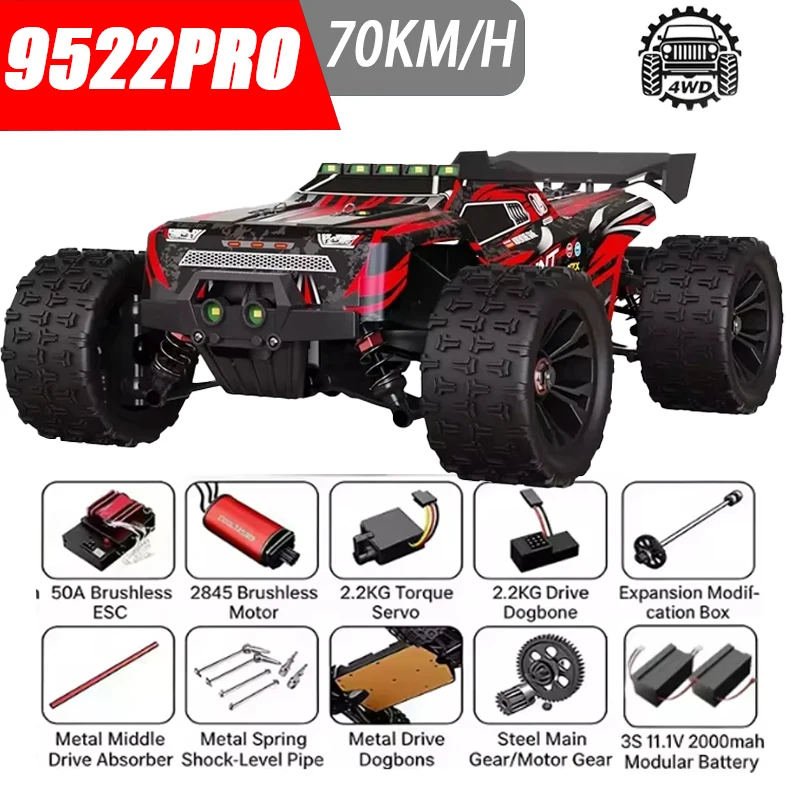 

SCY9522PRO 85KM/H High Speed RC Car Brushless 4WD 1:16 Off-Road Drift Remote Control Racing Car for Adults Kids