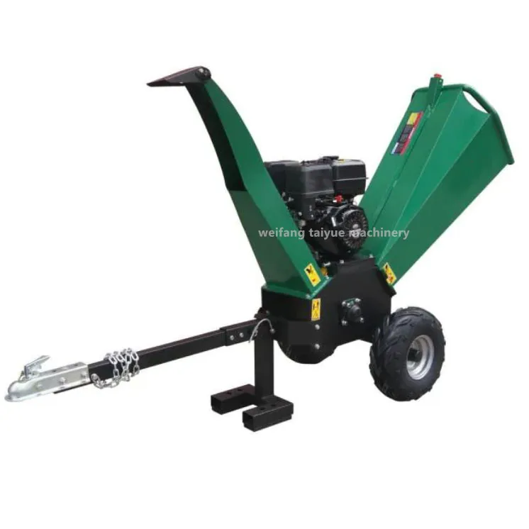 Factory Supply ATV Towable Mini Wood ,wood 15hp