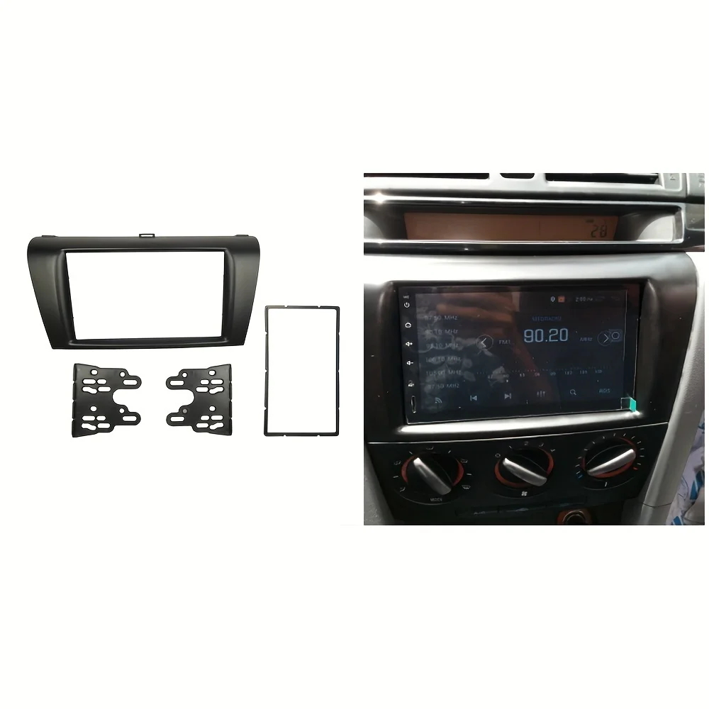 For Mazda 3 2004-2008 Axela 2006-2008 Double Din Car Stereo Fascia Kit - Dash Mounting Installation Trim Kit Face Frame