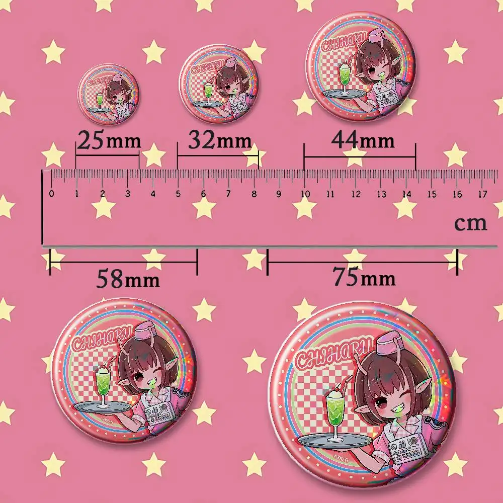 M-Milky S-Subway Galactic L-Limited Express Badges Round Itabag Decoration IP Peripheral Products 58mm 44mm 32mm 75mm 25mm Mini