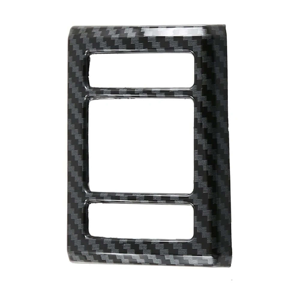 Car Interior Warning Light Lamp Switch Button Cover Trim Carbon Fiber Style for Lexus NX 250 350 2022