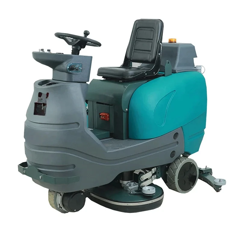 Driving floor scrubber, commercial industrial workshop, shopping mall, supermarket electric