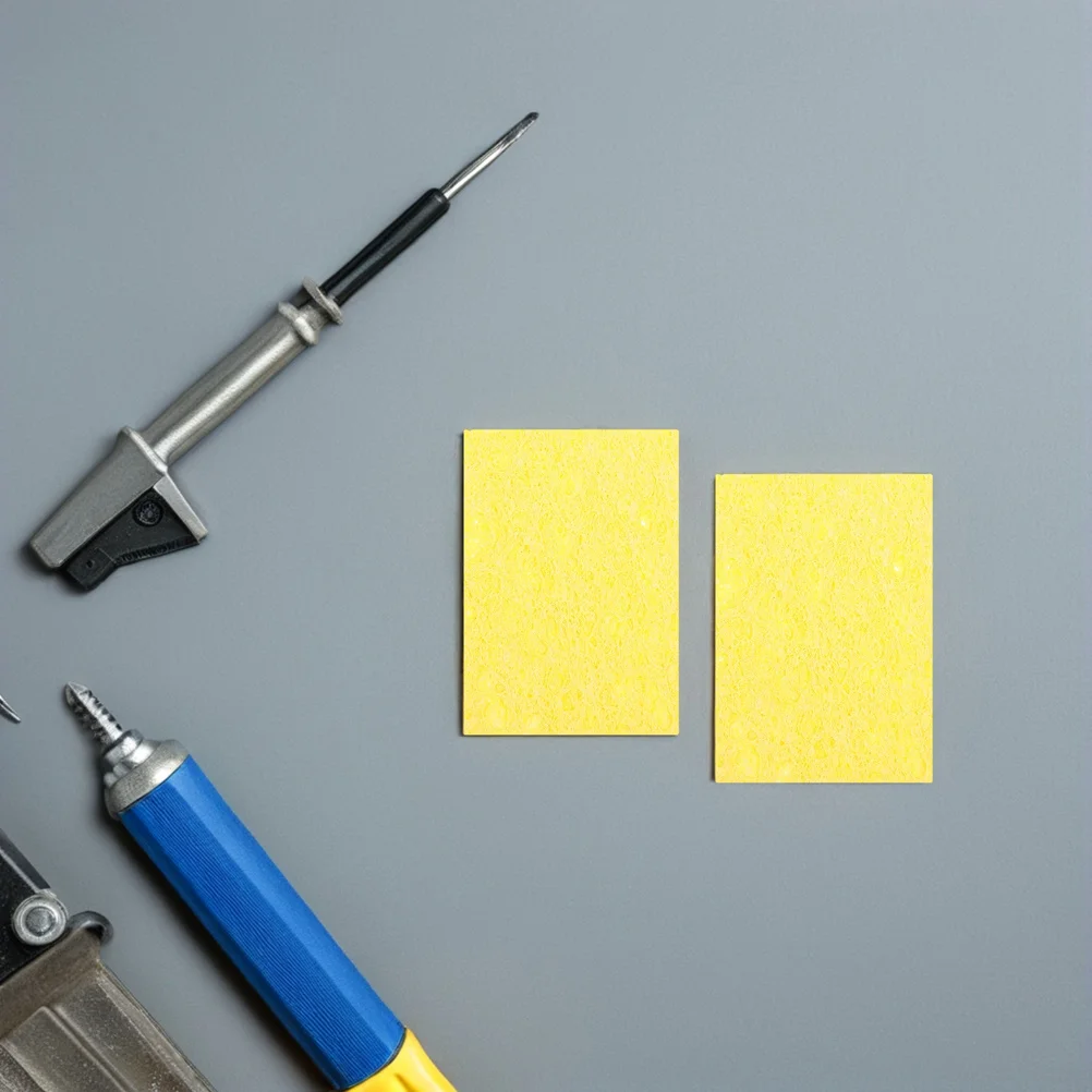10Pcs Soldering Iron Sponge Pad High Absorption Cleaning Accessory for Precise Soldering Work Solder Tip Cleaner