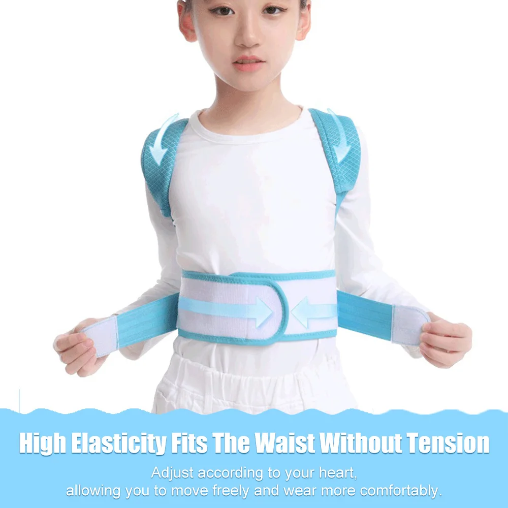 Children Back Posture Corrector Orthopedic Corset Shoulder Lumbar Support Correction for Kids Teens Straightener Upper Belt