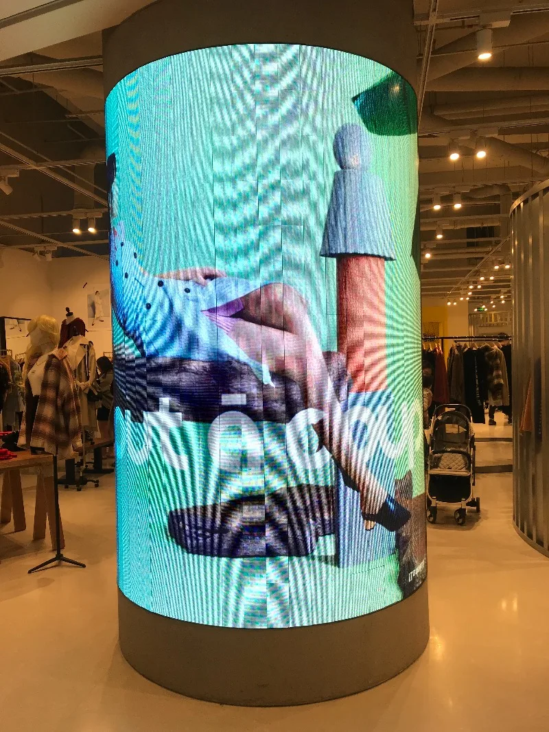 

Soft LED module, flexible display screen, transparent P3.91 device